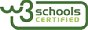 w3schools HTML and CSS certification